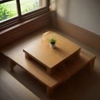 水蜜桃网站主编陈晓桐的工作照，她坐在明亮的办公室里专注审阅内容稿件，背后是满满的书架，氛围专注而温和